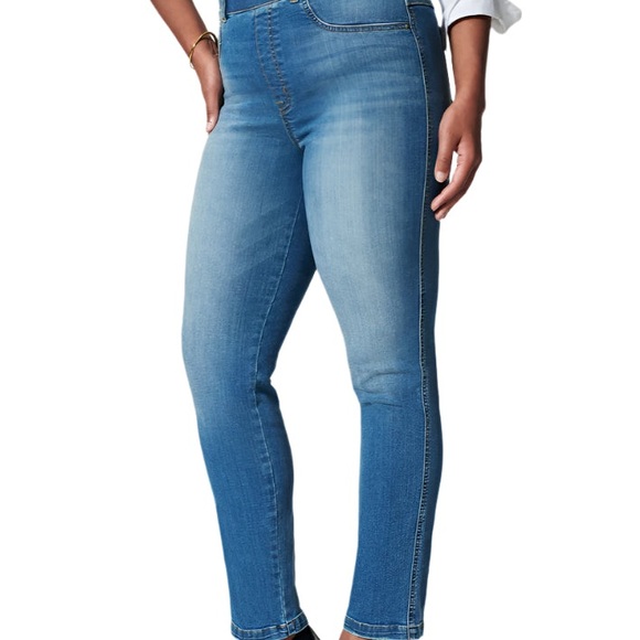 SPANX Denim - SPANX Straight Leg Jean Vintage Indigo Size Large Tall
